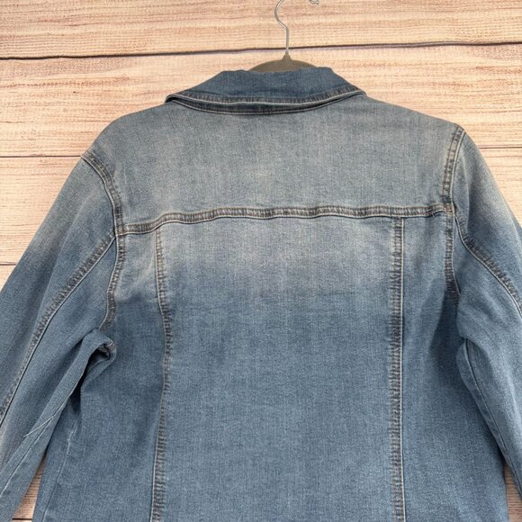Ci Sono Stretch Denim Jacket Men's Size Large Blue Medium Wash‎ - Picture 4 of 11